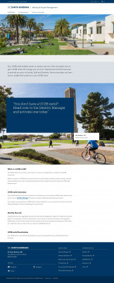 UCSB Identity Manager - UC Santa Barbara UCSB Identity Manager - UC Santa Barbara