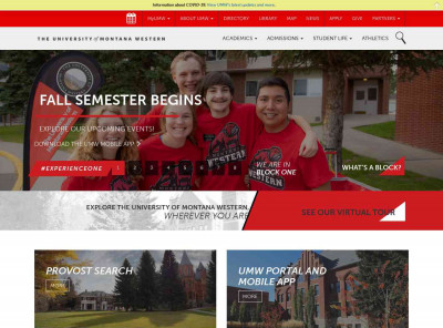 UMW Optimal Resume - University of Montana Western UMW Optimal Resume - University of Montana Western