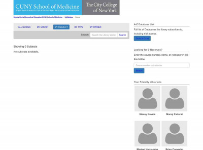 Profiles - LibGuides at Sophie Davis Biomedical Education ... Profiles - LibGuides at Sophie Davis Biomedical Education ...