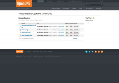 OpenDNS Community > Domain Tagging OpenDNS Community > Domain Tagging