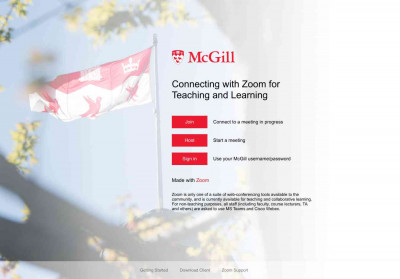 McGill University – Zoom McGill University – Zoom