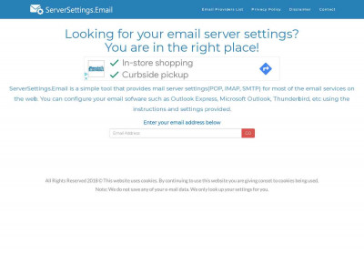 COGECO.CA email server settings - POP and SMTP COGECO.CA email server settings - POP and SMTP