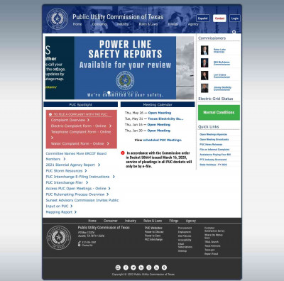 SICFA Report - Public Utility Commission of Texas SICFA Report - Public Utility Commission of Texas