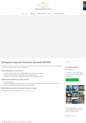 ECSN – European Concrete Societies Network ECSN – European Concrete Societies Network