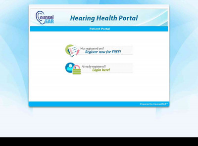 Hearing Health Portal: CounselEAR Hearing Health Portal: CounselEAR