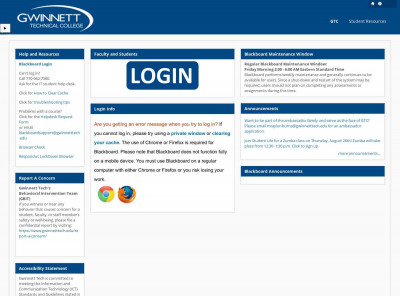 Gwinnett Technical College - Blackboard.com Gwinnett Technical College - Blackboard.com