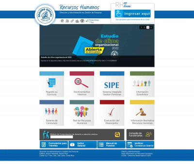 RH En Línea :: Caja Costarricense de Seguro Social RH En Línea :: Caja Costarricense de Seguro Social