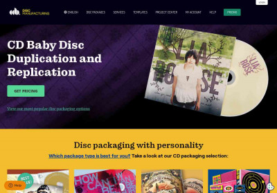 Get an Instant Quote | CD Baby Disc Manufacturing Get an Instant Quote | CD Baby Disc Manufacturing