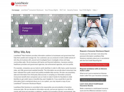 Home - LexisNexis Risk Solutions Consumer Disclosure Home - LexisNexis Risk Solutions Consumer Disclosure