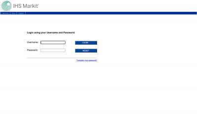 Welcome to IHS - Login using your Username and Password Welcome to IHS - Login using your Username and Password