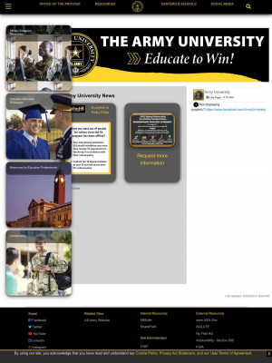 Course Catalog | Army University Course Catalog | Army University
