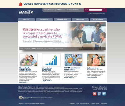 Benefits - Genesis Rehab Services Benefits - Genesis Rehab Services