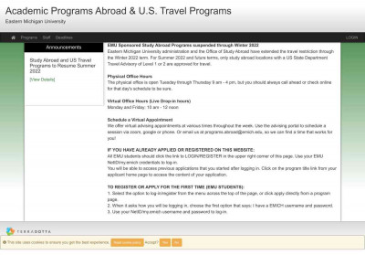Academic Programs Abroad & U.S. Travel Programs Academic Programs Abroad & U.S. Travel Programs