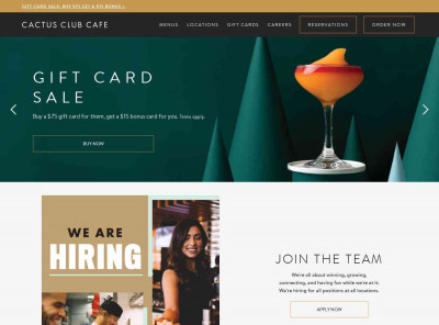 Cactus Club Cafe Restaurant | Casual Fine Dining Cactus Club Cafe Restaurant | Casual Fine Dining