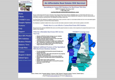Real Estate Website Design for NNEREN Brokers and Agents Real Estate Website Design for NNEREN Brokers and Agents
