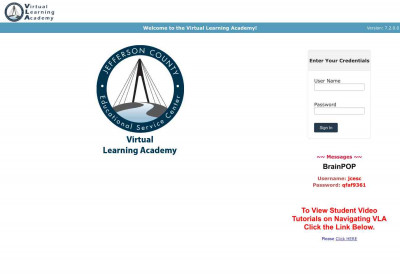 Login Page - Virtual Learning Academy Login Page - Virtual Learning Academy
