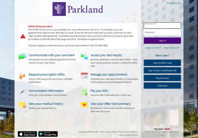 MyChart - Login Page - Parkland Health & Hospital System MyChart - Login Page - Parkland Health & Hospital System