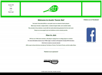 Player Login - Austin Tennis Net Player Login - Austin Tennis Net