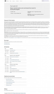 Setup - Basic bioinformatics and command-line tools for ... Setup - Basic bioinformatics and command-line tools for ...