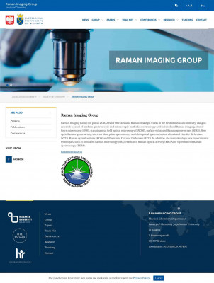Team Net - Raman Imaging Group - Faculty of Chemistry Team Net - Raman Imaging Group - Faculty of Chemistry
