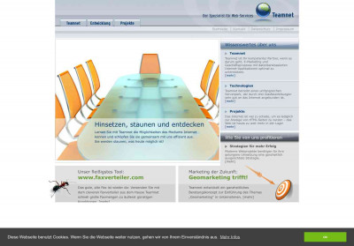 Teamnet - Der Spezialist für Web-Services Teamnet - Der Spezialist für Web-Services