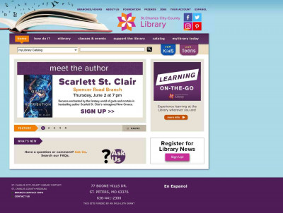 Your Account & myLibrary Catalog Features - St. Charles City ... Your Account & myLibrary Catalog Features - St. Charles City ...