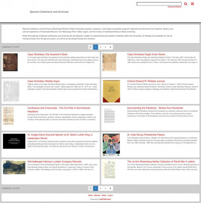 Special Collections and Archives Southeast Missouri State ... Special Collections and Archives Southeast Missouri State ...