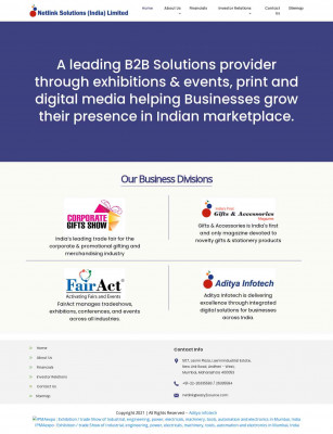 Netlink Solutions (India) Ltd Netlink Solutions (India) Ltd