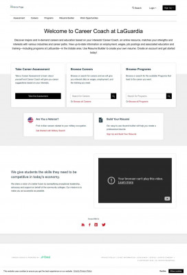 Career Coach - Welcome to Career Coach at LaGuardia Career Coach - Welcome to Career Coach at LaGuardia