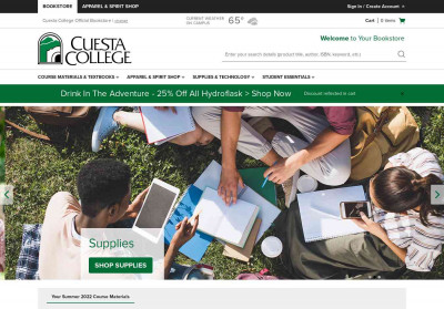 Find Course Materials | Cuesta College Official Bookstore Find Course Materials | Cuesta College Official Bookstore
