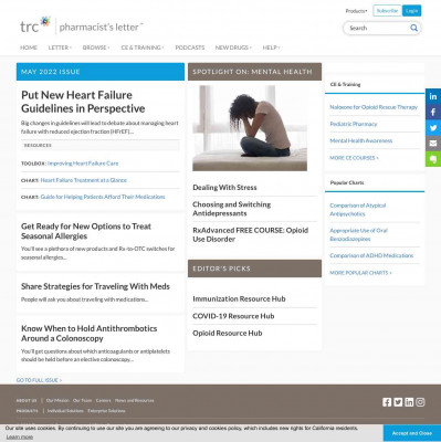 CE & Training - Pharmacist's Letter CE & Training - Pharmacist's Letter
