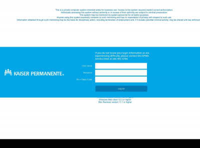 Kaiser Permanente Staff Remote Access - Citrix Gateway Kaiser Permanente Staff Remote Access - Citrix Gateway
