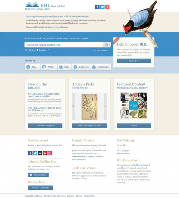 Biodiversity Heritage Library Biodiversity Heritage Library
