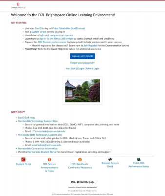 Login - D2L Brightspace Login for Normandale Community ... Login - D2L Brightspace Login for Normandale Community ...