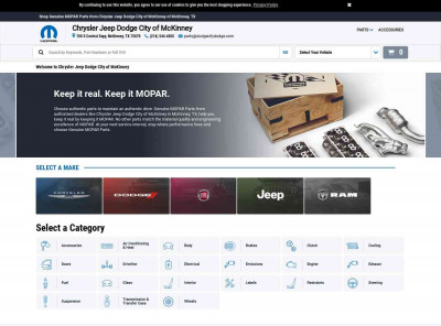 Chrysler Jeep Dodge City of McKinney: Genuine MOPAR Parts Chrysler Jeep Dodge City of McKinney: Genuine MOPAR Parts