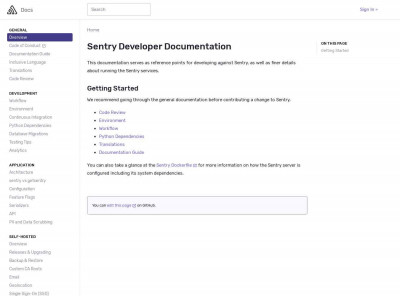 Self-Hosted Sentry Self-Hosted Sentry