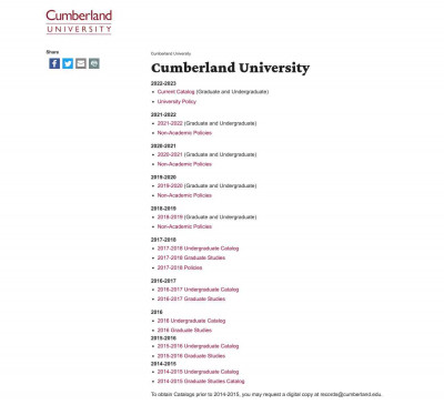 Blackboard Online Learning System - Cumberland University Blackboard Online Learning System - Cumberland University
