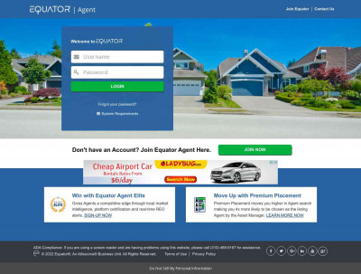 Agent Workstation Login | EQUATOR Agent Workstation Login | EQUATOR