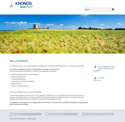 About us - KRONOS ecochem About us - KRONOS ecochem