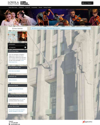 Loyola University Chicago | Performing Arts Ticketing - Ticket ... Loyola University Chicago | Performing Arts Ticketing - Ticket ...