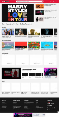 Live Nation — Live Events, Concert Tickets, Tour News, Venues Live Nation — Live Events, Concert Tickets, Tour News, Venues