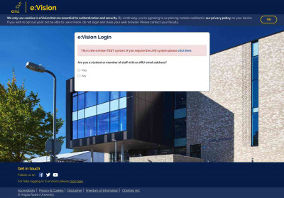 e:Vision Login - Anglia Ruskin University e:Vision Login - Anglia Ruskin University