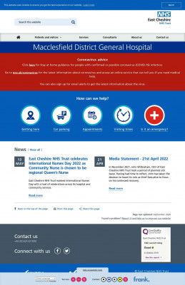 Car parking - Macclesfield District General Hospital - East ... Car parking - Macclesfield District General Hospital - East ...
