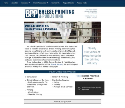 Welcome to Insite — - Breese Printing & Publishing Welcome to Insite — - Breese Printing & Publishing