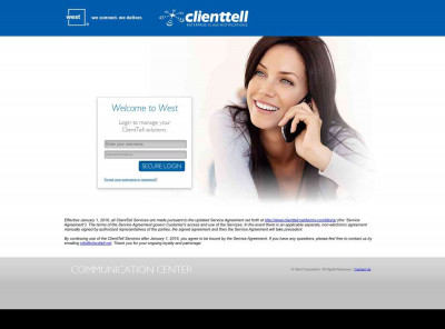Secure Clienttell Portal - Intrado Secure Clienttell Portal - Intrado