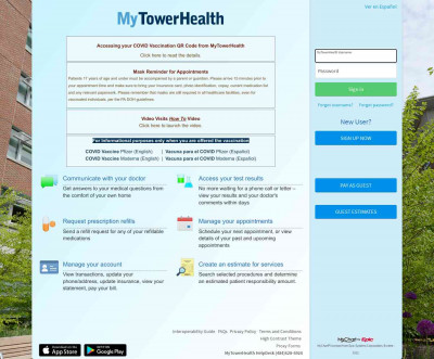 Frequently Asked Questions - MyTowerHealth - Login Page Frequently Asked Questions - MyTowerHealth - Login Page