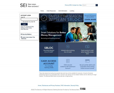 SEI Cash Access SEI Cash Access