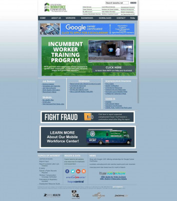 Louisiana Workforce Commission: LAWorks Homepage Louisiana Workforce Commission: LAWorks Homepage