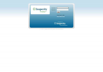 Insperity TimeStar™ - Login Insperity TimeStar™ - Login
