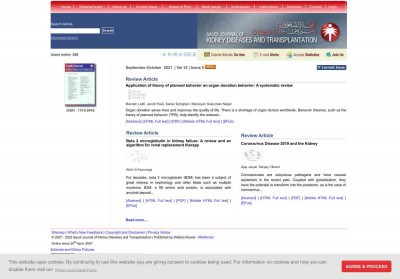 ESRD, Morbidity, Mortality, Hemodialysis. - Saudi J Kidney Dis ... ESRD, Morbidity, Mortality, Hemodialysis. - Saudi J Kidney Dis ...
